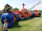 Pirate Themed Inflatable Crawl Thru Obstacle Course Rental, Buccaneers Revenge